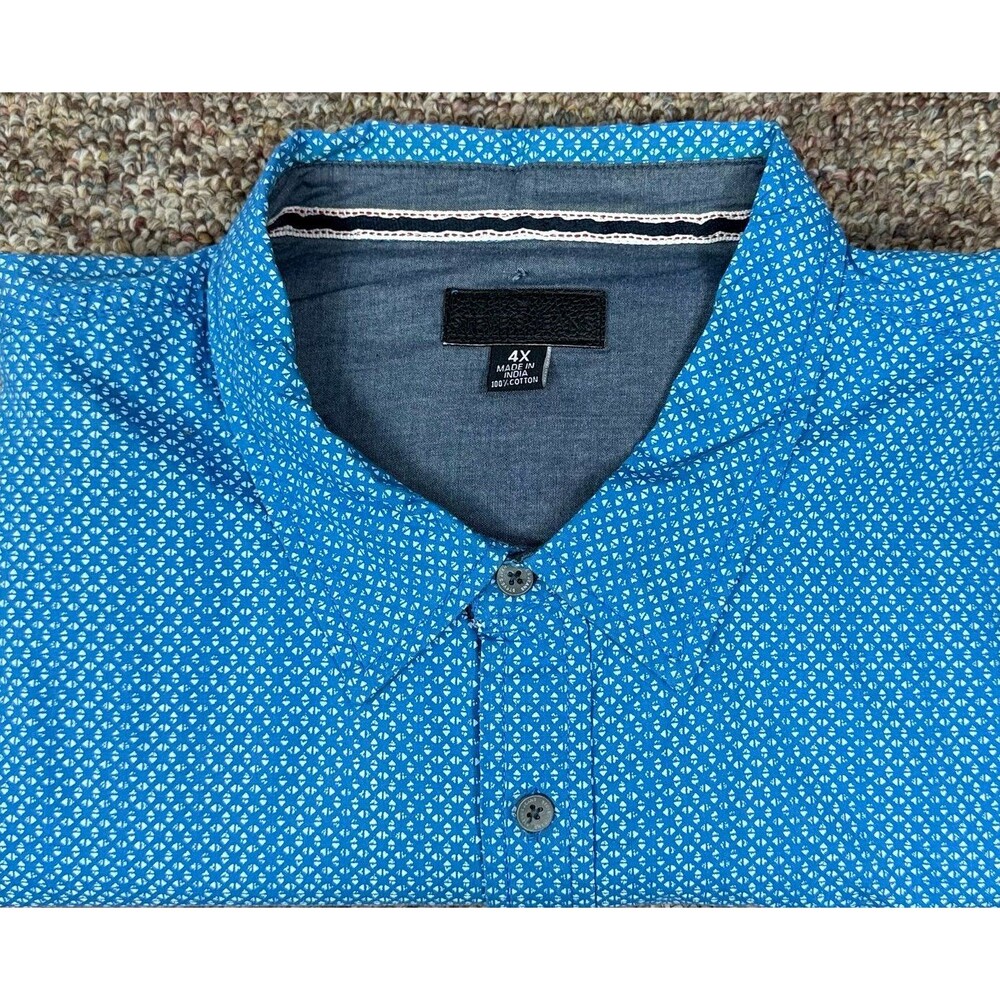 Men’s size 4X Button Up short sleeve shirt